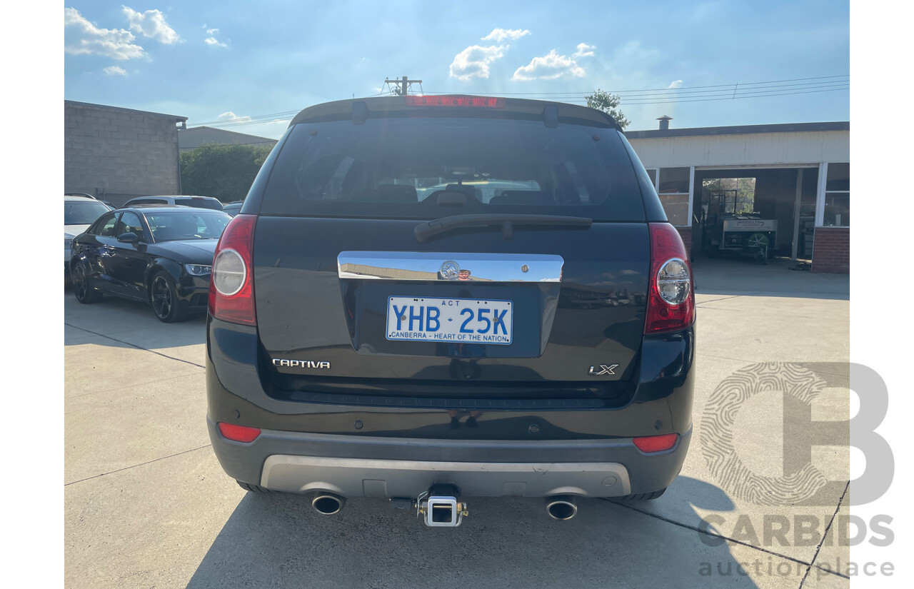 11/2008 Holden Captiva LX (4x4) 4x4 CG MY09 4D Wagon Black 3.2L