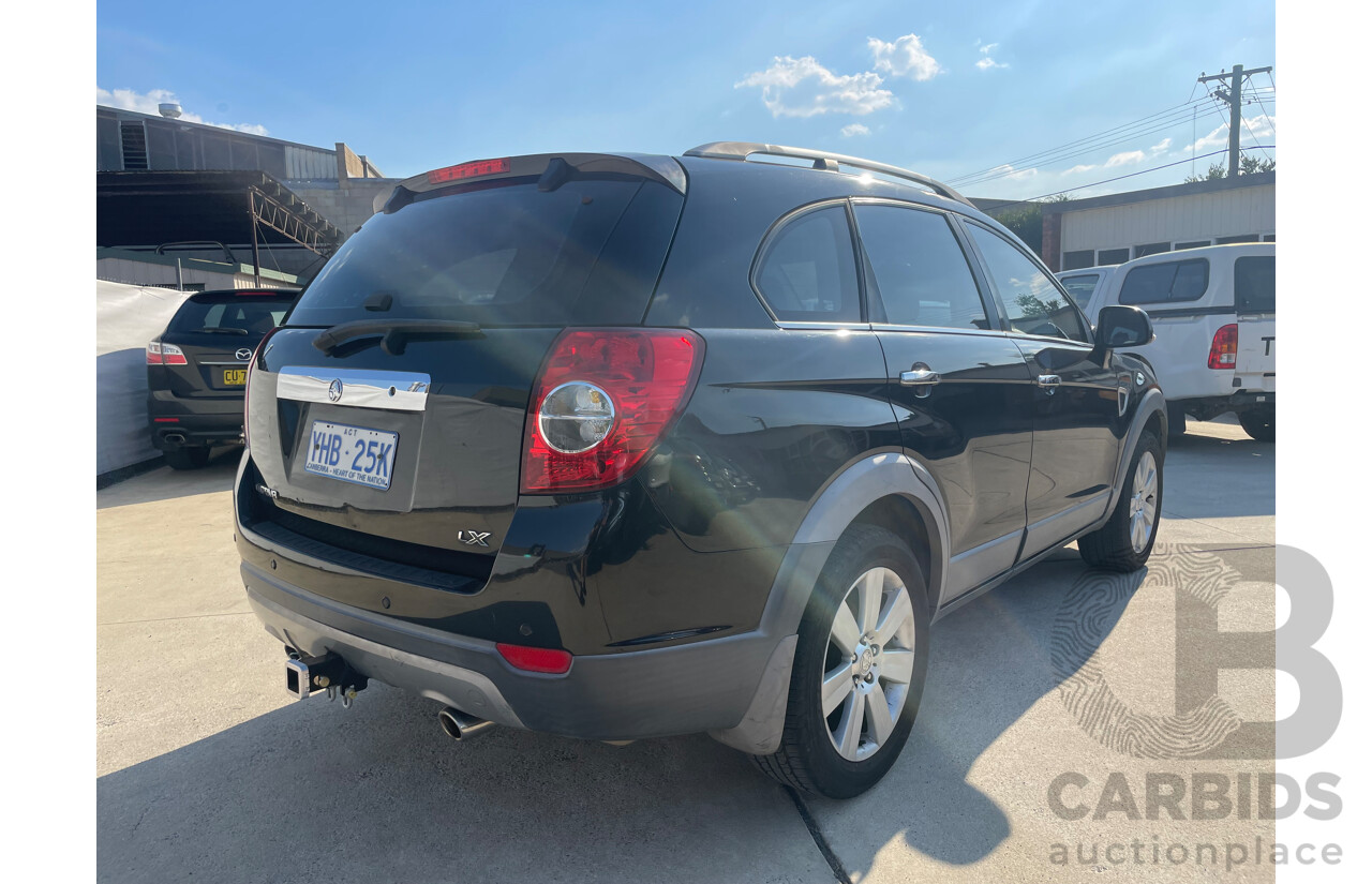 11/2008 Holden Captiva LX (4x4) 4x4 CG MY09 4D Wagon Black 3.2L
