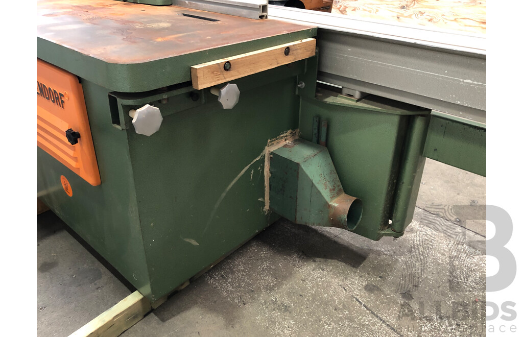 1984 Altendorf F90 3 Phase Sliding Table Saw