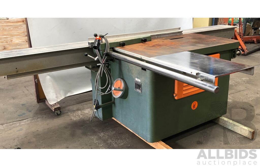1984 Altendorf F90 3 Phase Sliding Table Saw