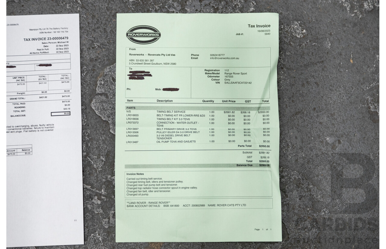 11/2011 Land Rover Range Rover Sport 3.0 SDV6 MY12 4d Wagon Orkney Grey Metallic 3.0L