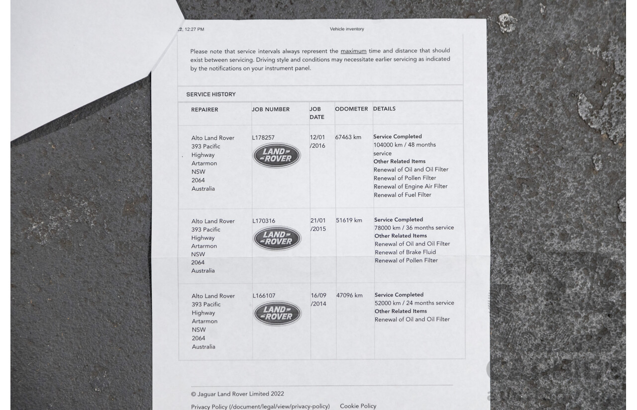 11/2011 Land Rover Range Rover Sport 3.0 SDV6 MY12 4d Wagon Orkney Grey Metallic 3.0L