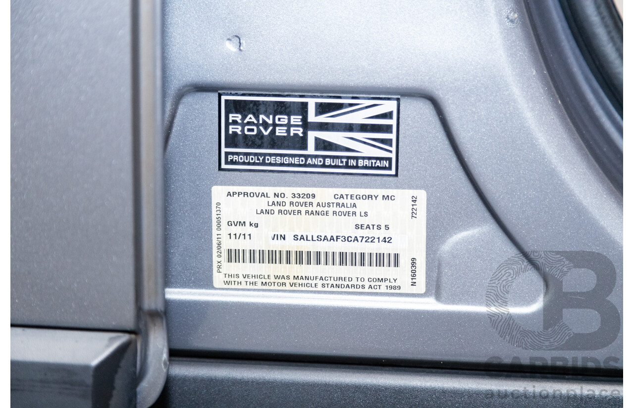 11/2011 Land Rover Range Rover Sport 3.0 SDV6 MY12 4d Wagon Orkney Grey Metallic 3.0L