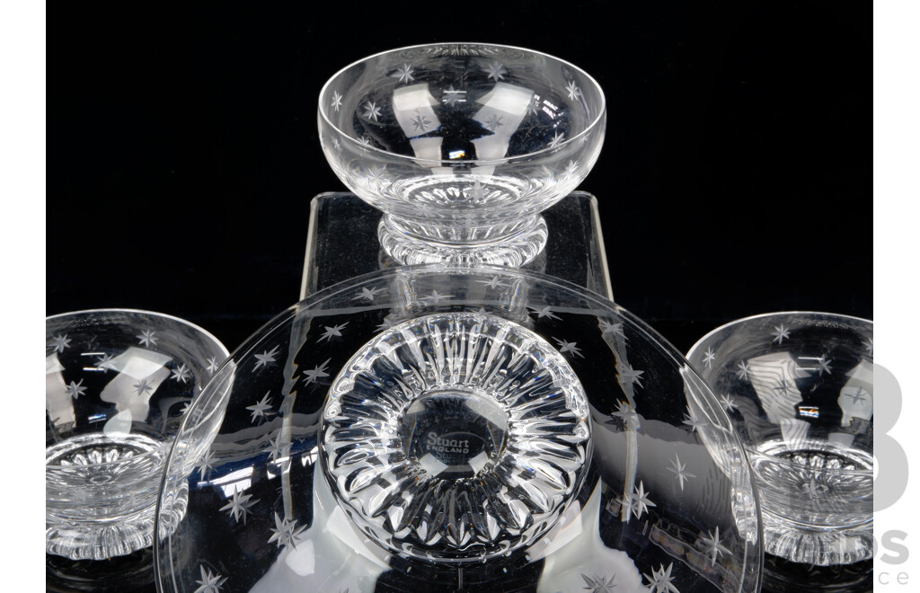 Vintage Stuart Crystal Star Pattern - Lot 1545691 | ALLBIDS