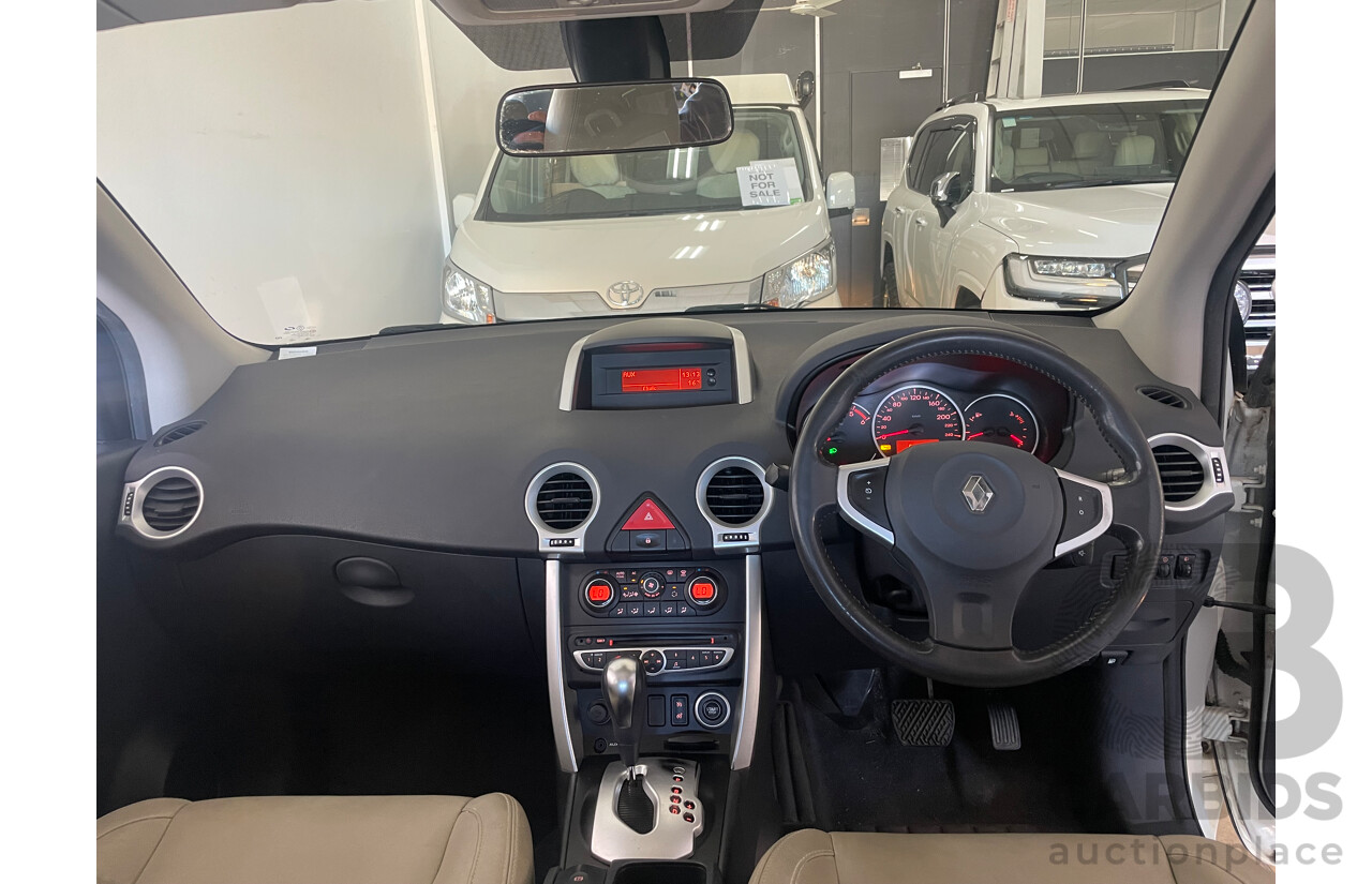 01/2010 Renault Koleos DYNAMIQUE (4x4) 4x4 H45 MY10 4D Wagon White 2.0L