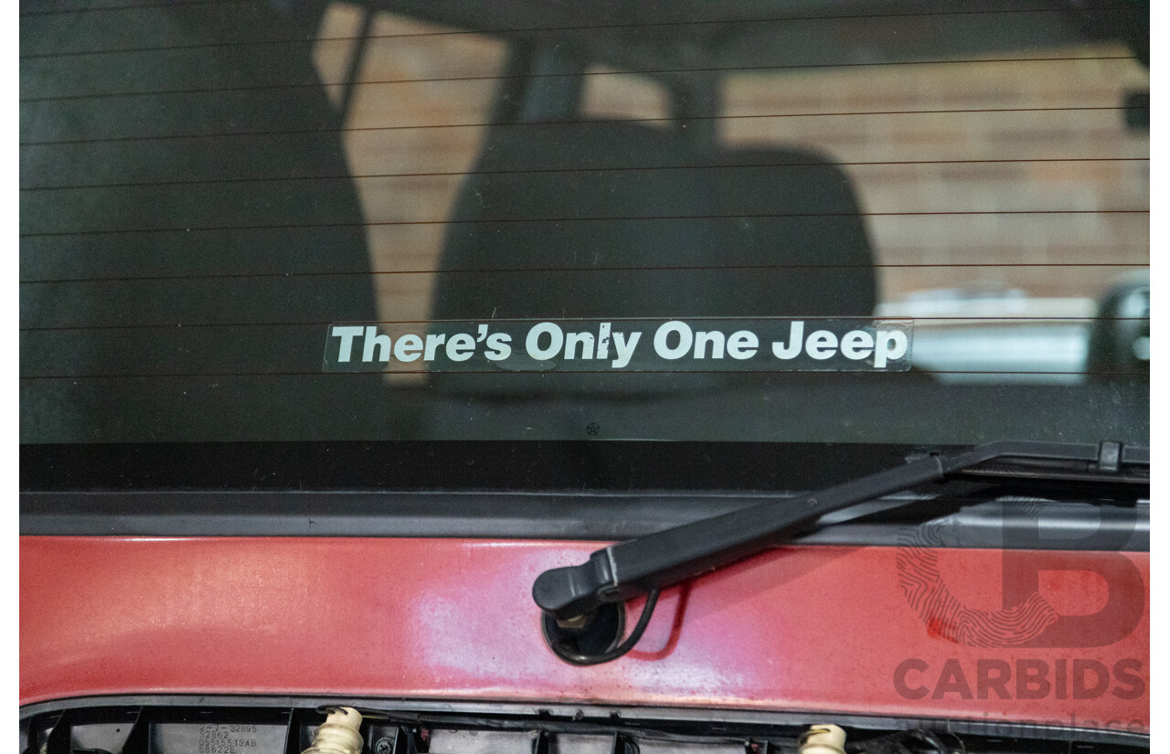 5/1998 Jeep Cherokee Sport (4x4) XJ 4d Wagon Red 4.0L