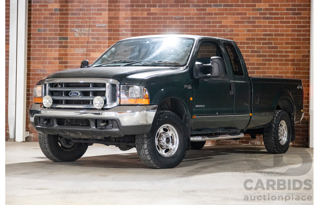5/2002 Ford F250 XLT (4x4) RM Super Cab P/Up Eucalypt Green Turbo Diesel V8 7.3L