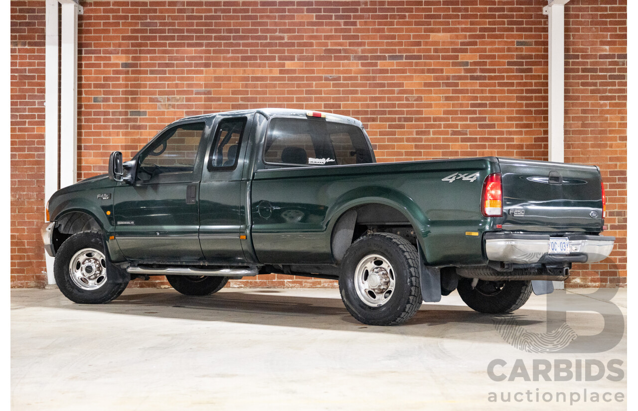 5/2002 Ford F250 XLT (4x4) RM Super Cab P/Up Eucalypt Green Turbo Diesel V8 7.3L