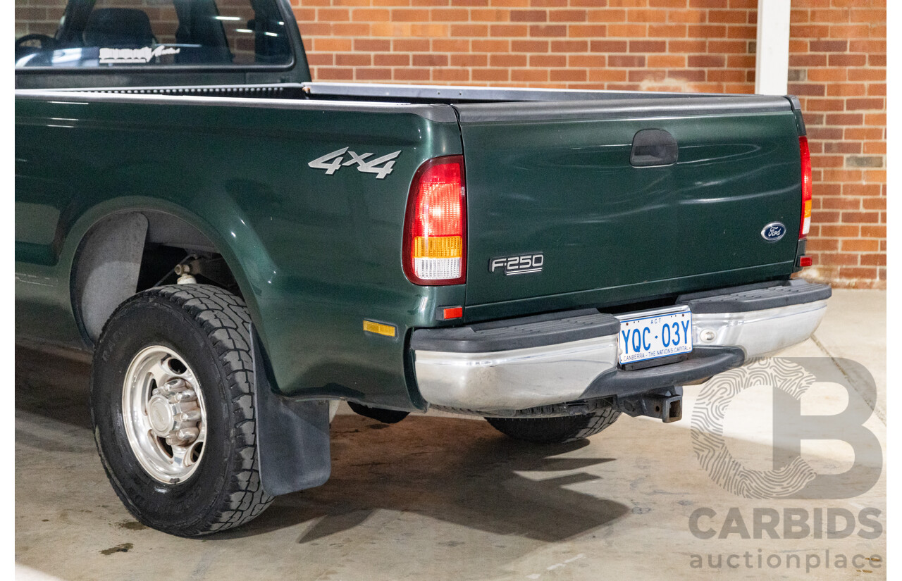 5/2002 Ford F250 XLT (4x4) RM Super Cab P/Up Eucalypt Green Turbo Diesel V8 7.3L