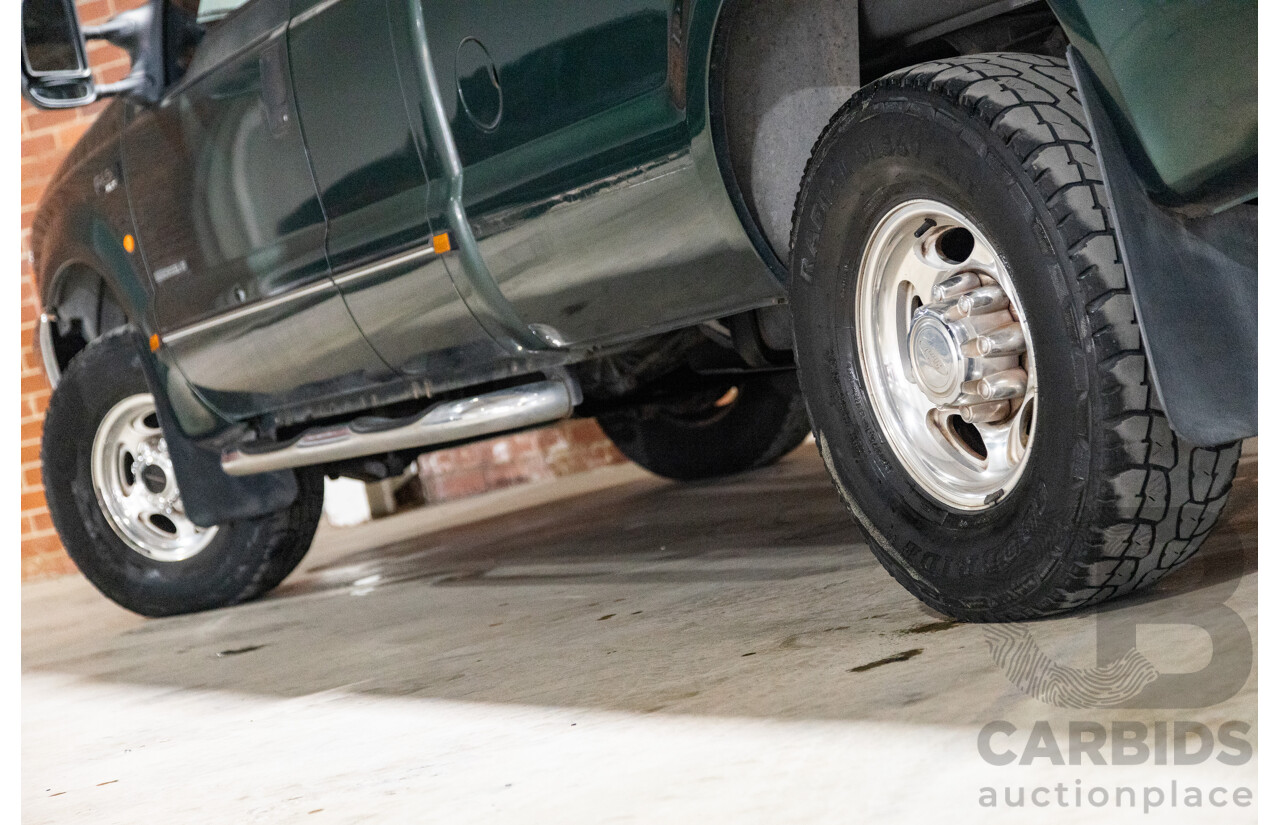 5/2002 Ford F250 XLT (4x4) RM Super Cab P/Up Eucalypt Green Turbo Diesel V8 7.3L