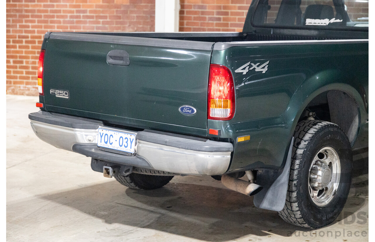 5/2002 Ford F250 XLT (4x4) RM Super Cab P/Up Eucalypt Green Turbo Diesel V8 7.3L