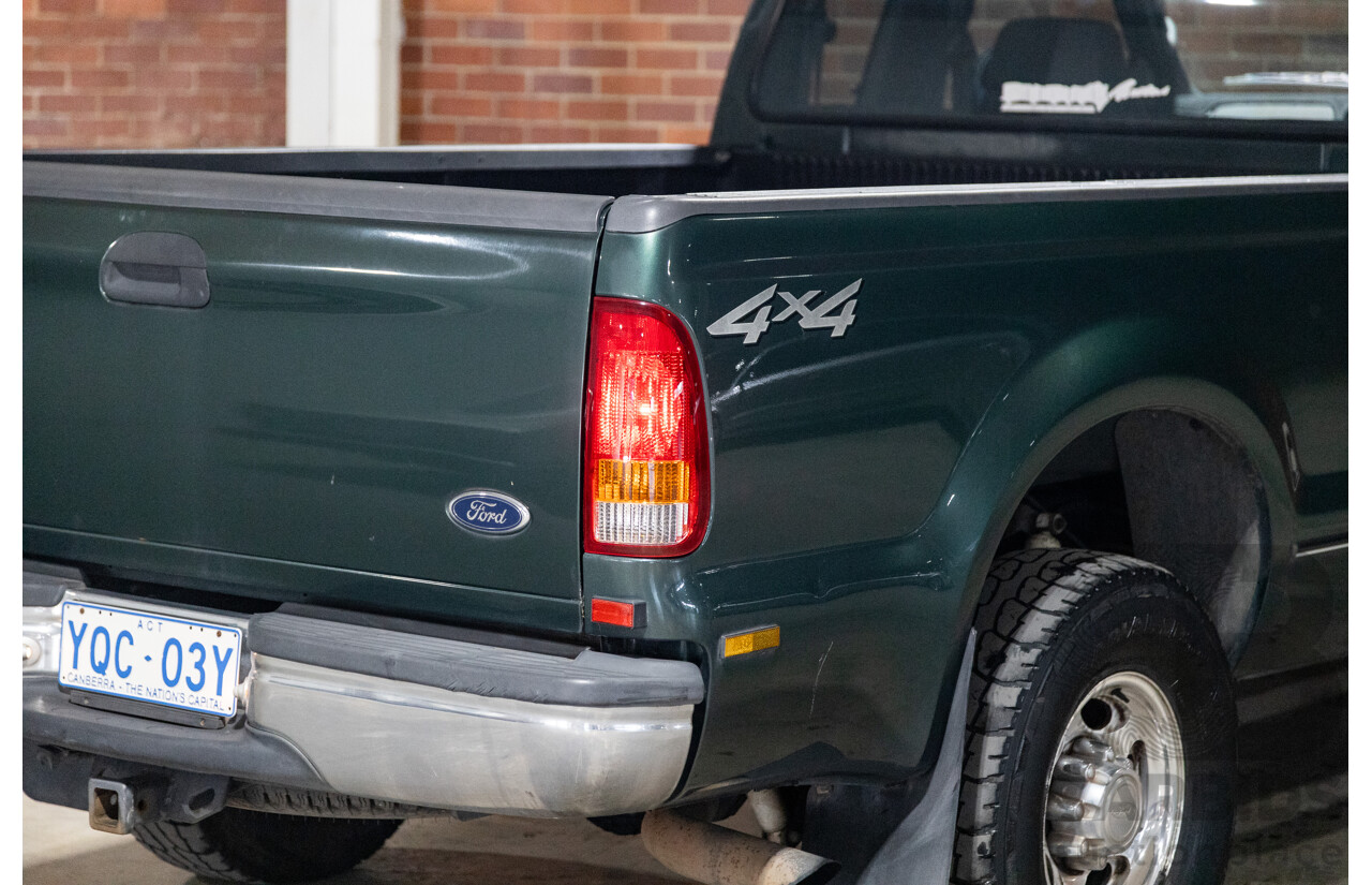 5/2002 Ford F250 XLT (4x4) RM Super Cab P/Up Eucalypt Green Turbo Diesel V8 7.3L