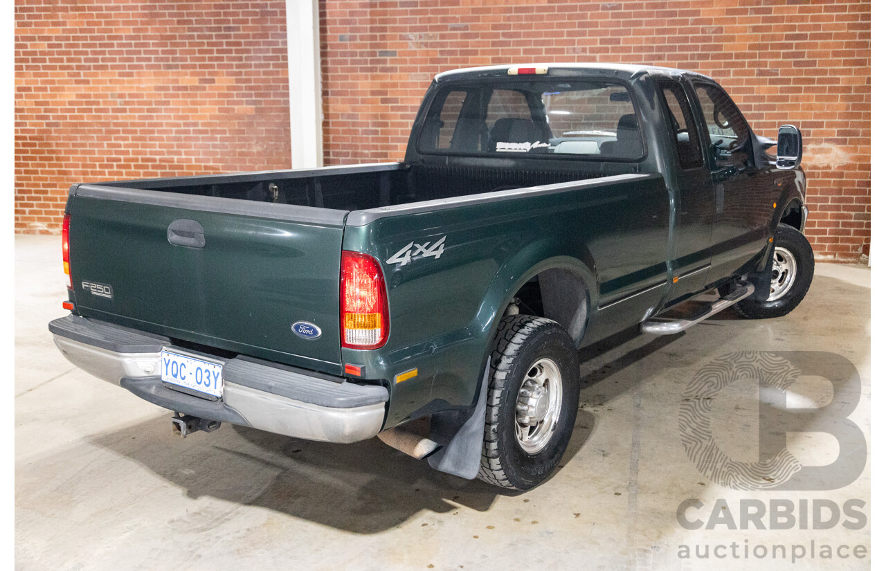5/2002 Ford F250 XLT (4x4) RM Super Cab P/Up Eucalypt Green Turbo Diesel V8 7.3L