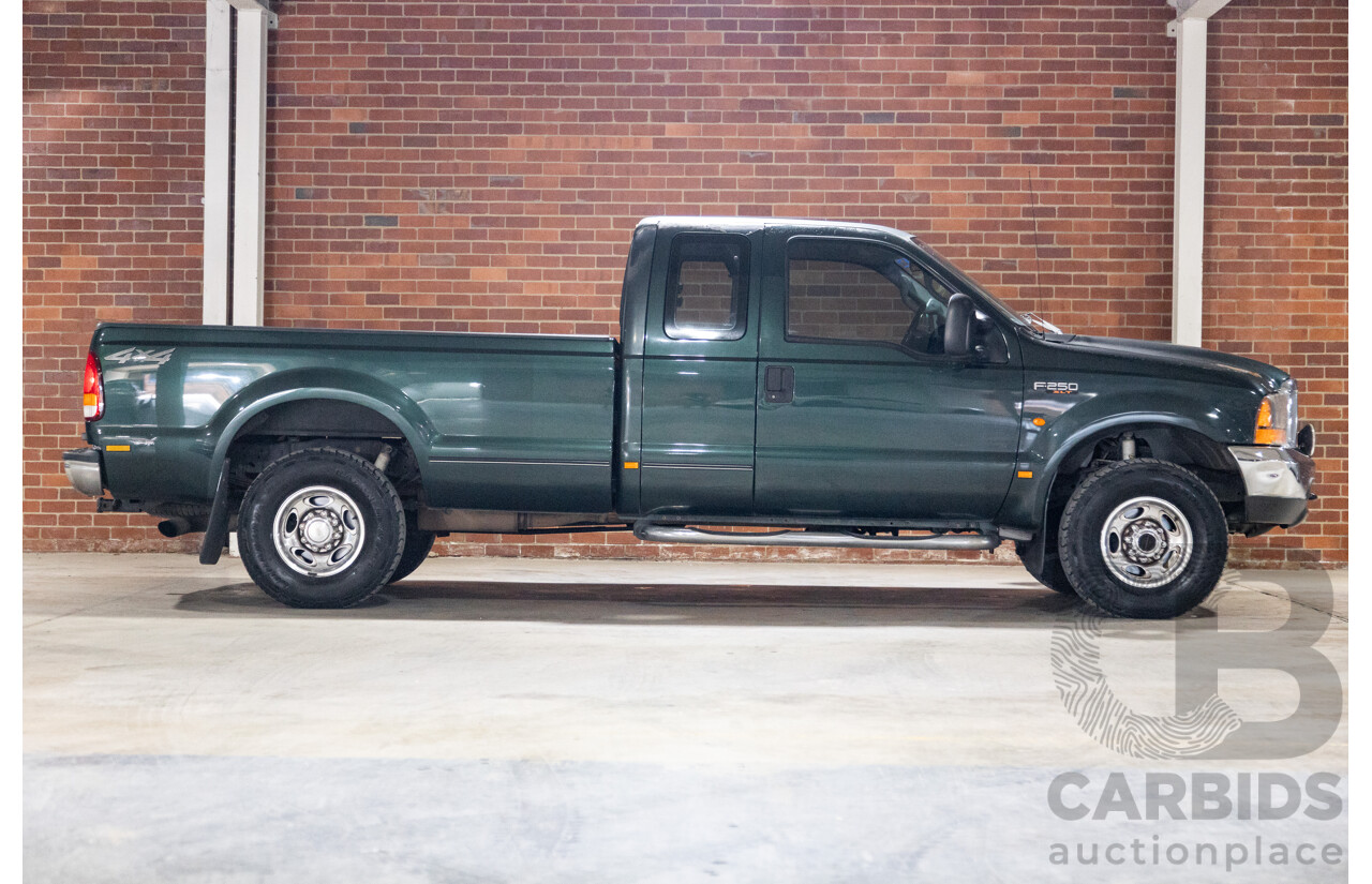 5/2002 Ford F250 XLT (4x4) RM Super Cab P/Up Eucalypt Green Turbo Diesel V8 7.3L