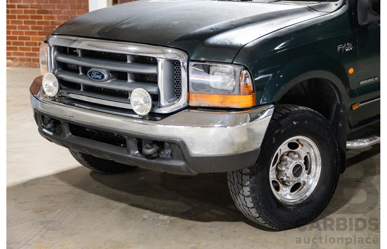 5/2002 Ford F250 XLT (4x4) RM Super Cab P/Up Eucalypt Green Turbo Diesel V8 7.3L