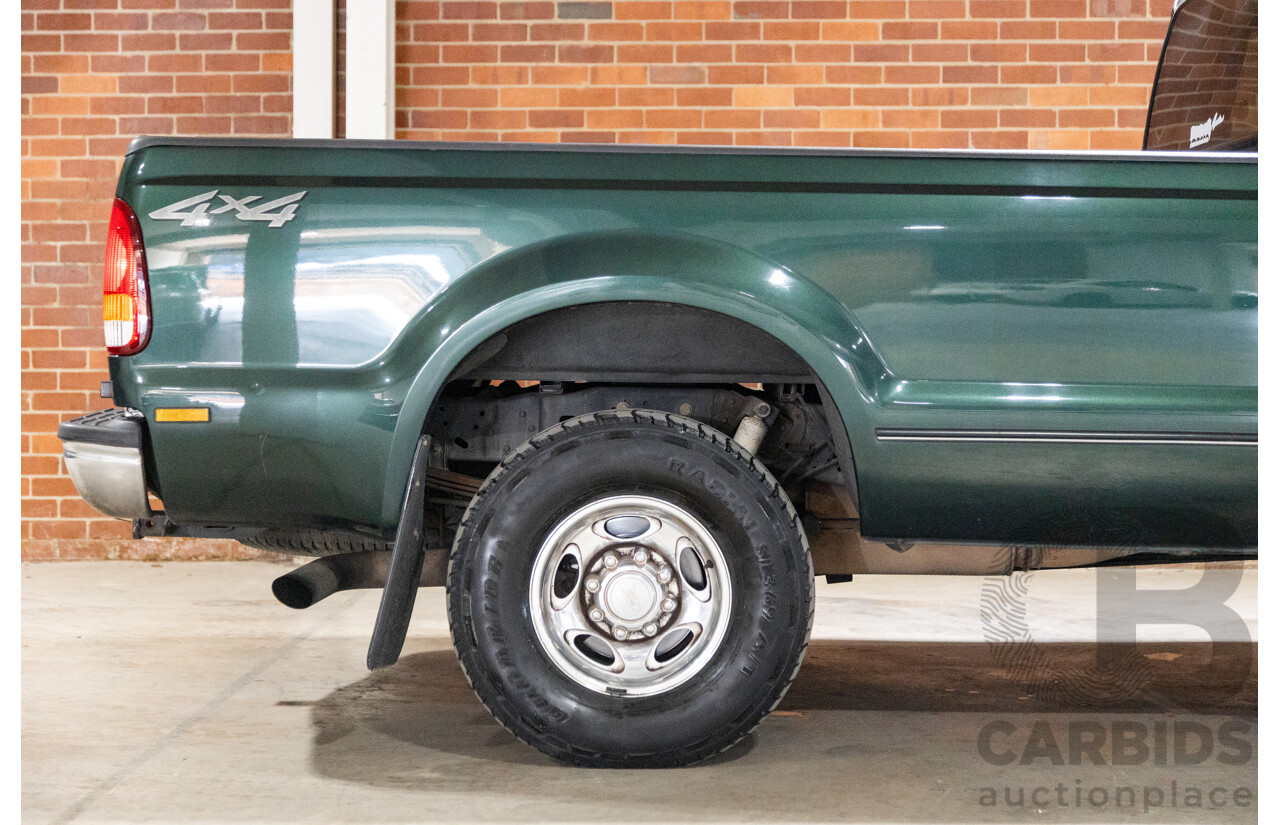 5/2002 Ford F250 XLT (4x4) RM Super Cab P/Up Eucalypt Green Turbo Diesel V8 7.3L