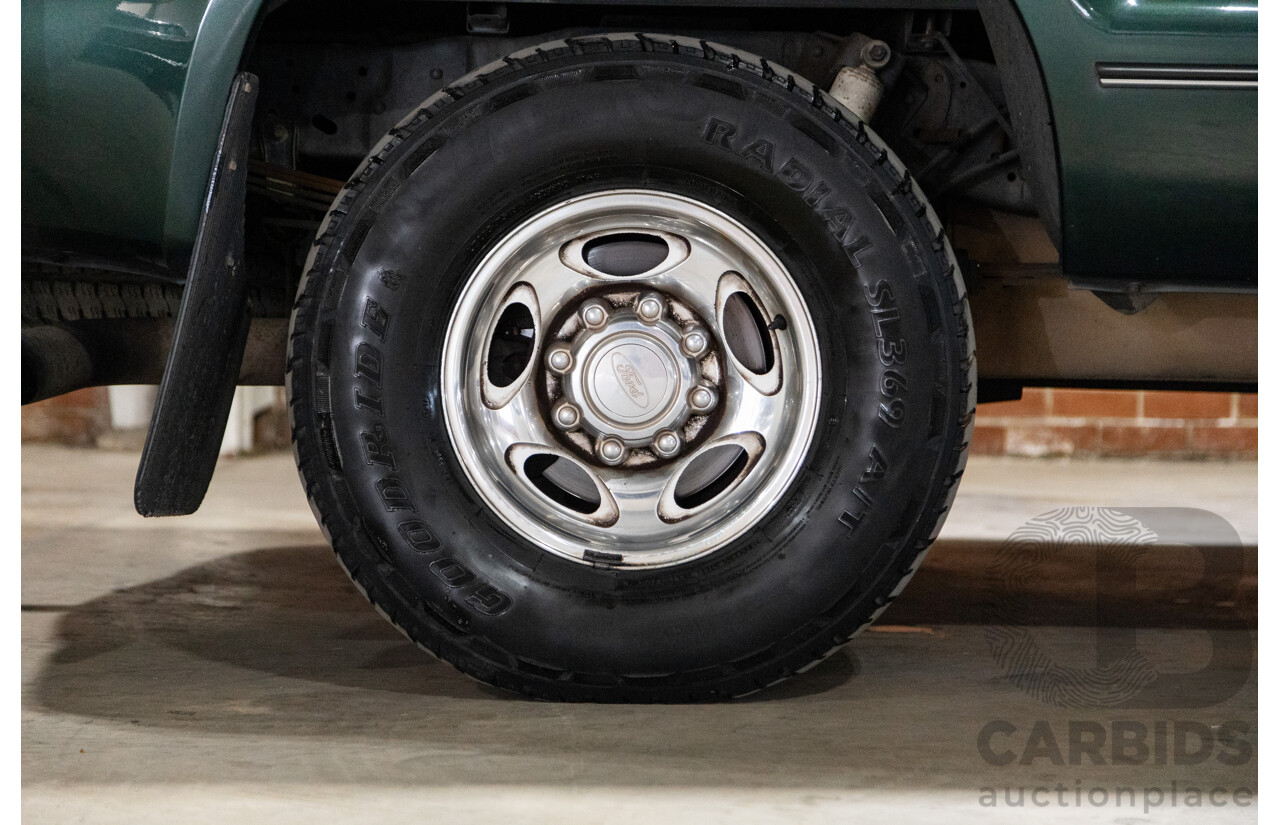 5/2002 Ford F250 XLT (4x4) RM Super Cab P/Up Eucalypt Green Turbo Diesel V8 7.3L