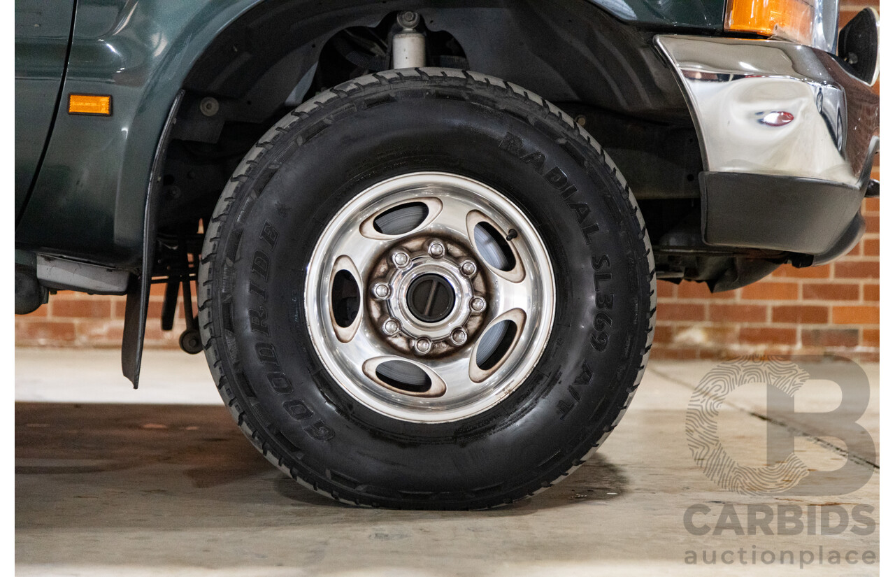 5/2002 Ford F250 XLT (4x4) RM Super Cab P/Up Eucalypt Green Turbo Diesel V8 7.3L
