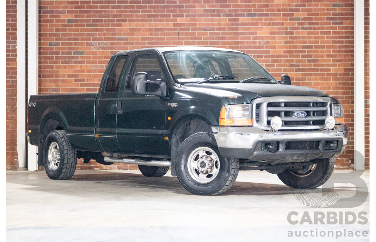 5/2002 Ford F250 XLT (4x4) RM Super Cab P/Up Eucalypt Green Turbo Diesel V8 7.3L