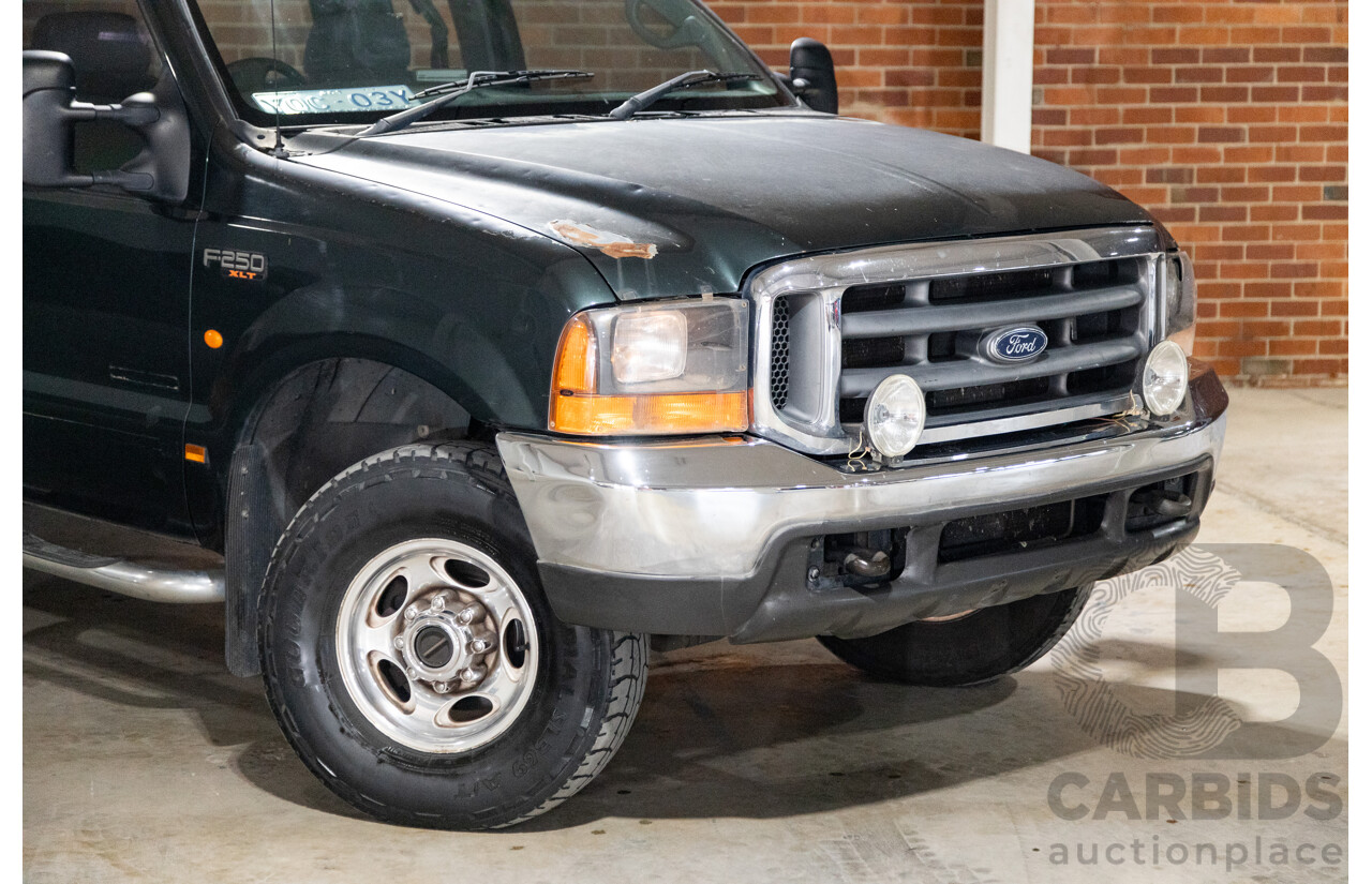 5/2002 Ford F250 XLT (4x4) RM Super Cab P/Up Eucalypt Green Turbo Diesel V8 7.3L