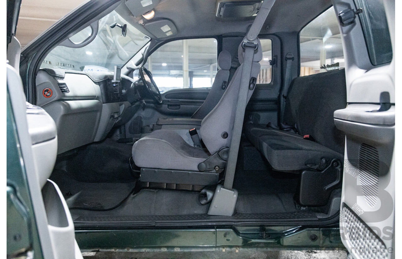 5/2002 Ford F250 XLT (4x4) RM Super Cab P/Up Eucalypt Green Turbo Diesel V8 7.3L