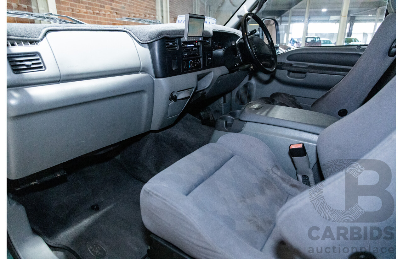 5/2002 Ford F250 XLT (4x4) RM Super Cab P/Up Eucalypt Green Turbo Diesel V8 7.3L