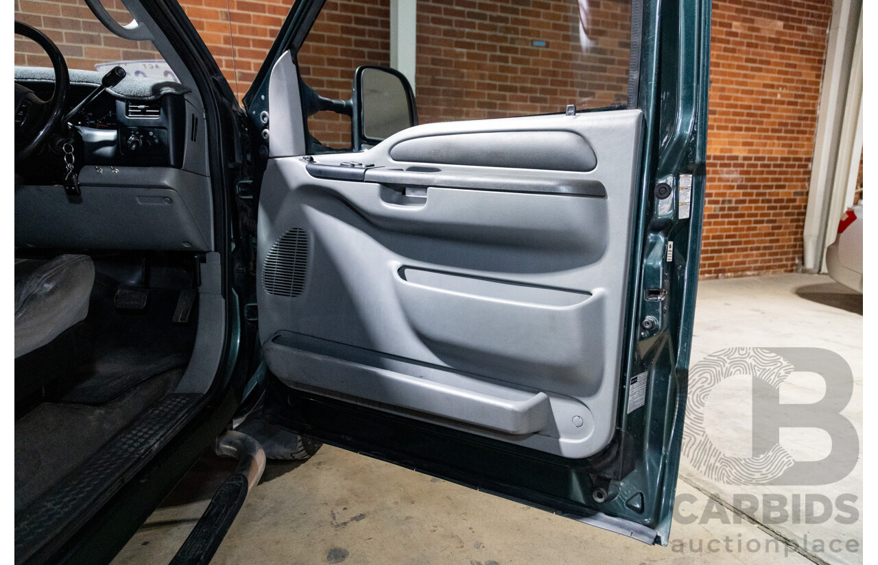 5/2002 Ford F250 XLT (4x4) RM Super Cab P/Up Eucalypt Green Turbo Diesel V8 7.3L