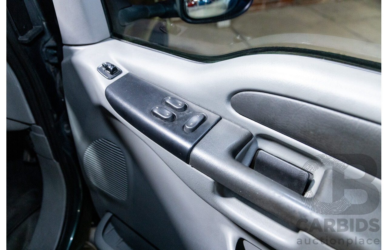 5/2002 Ford F250 XLT (4x4) RM Super Cab P/Up Eucalypt Green Turbo Diesel V8 7.3L