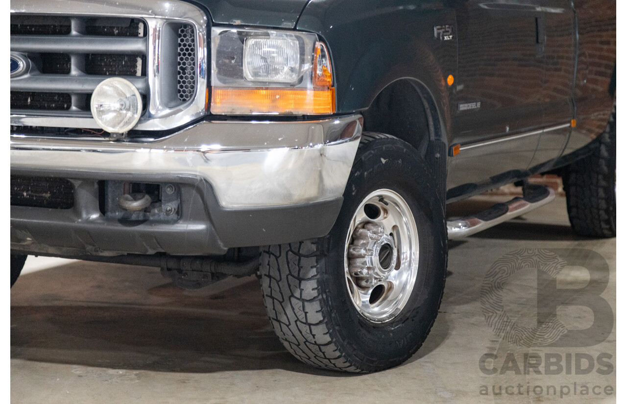 5/2002 Ford F250 XLT (4x4) RM Super Cab P/Up Eucalypt Green Turbo Diesel V8 7.3L