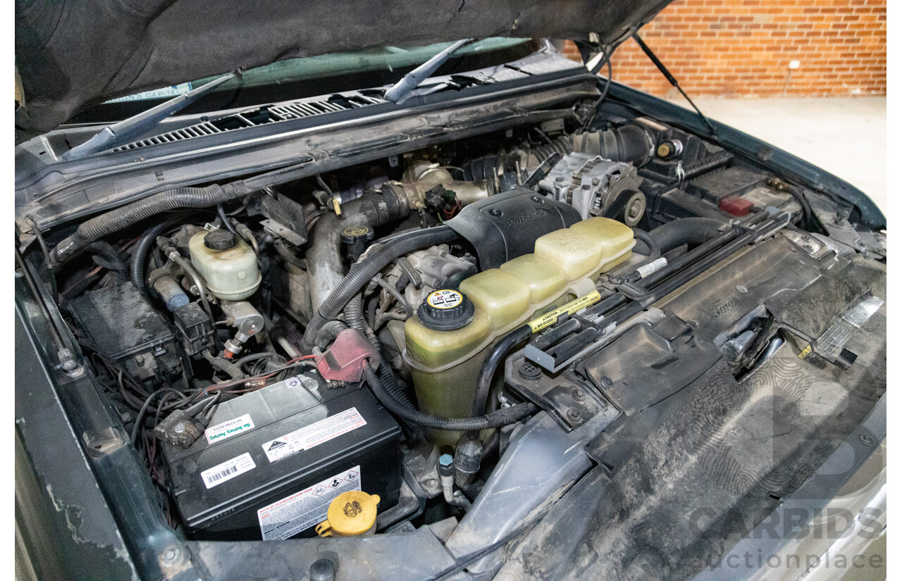 5/2002 Ford F250 XLT (4x4) RM Super Cab P/Up Eucalypt Green Turbo Diesel V8 7.3L