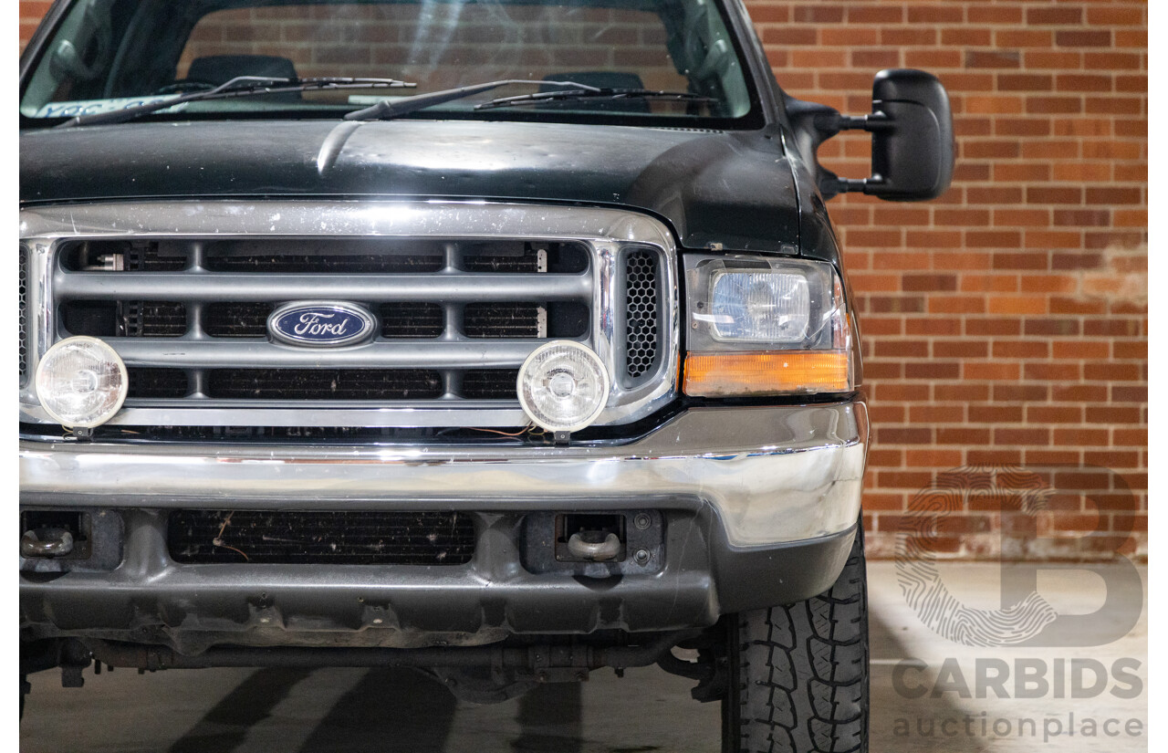 5/2002 Ford F250 XLT (4x4) RM Super Cab P/Up Eucalypt Green Turbo Diesel V8 7.3L