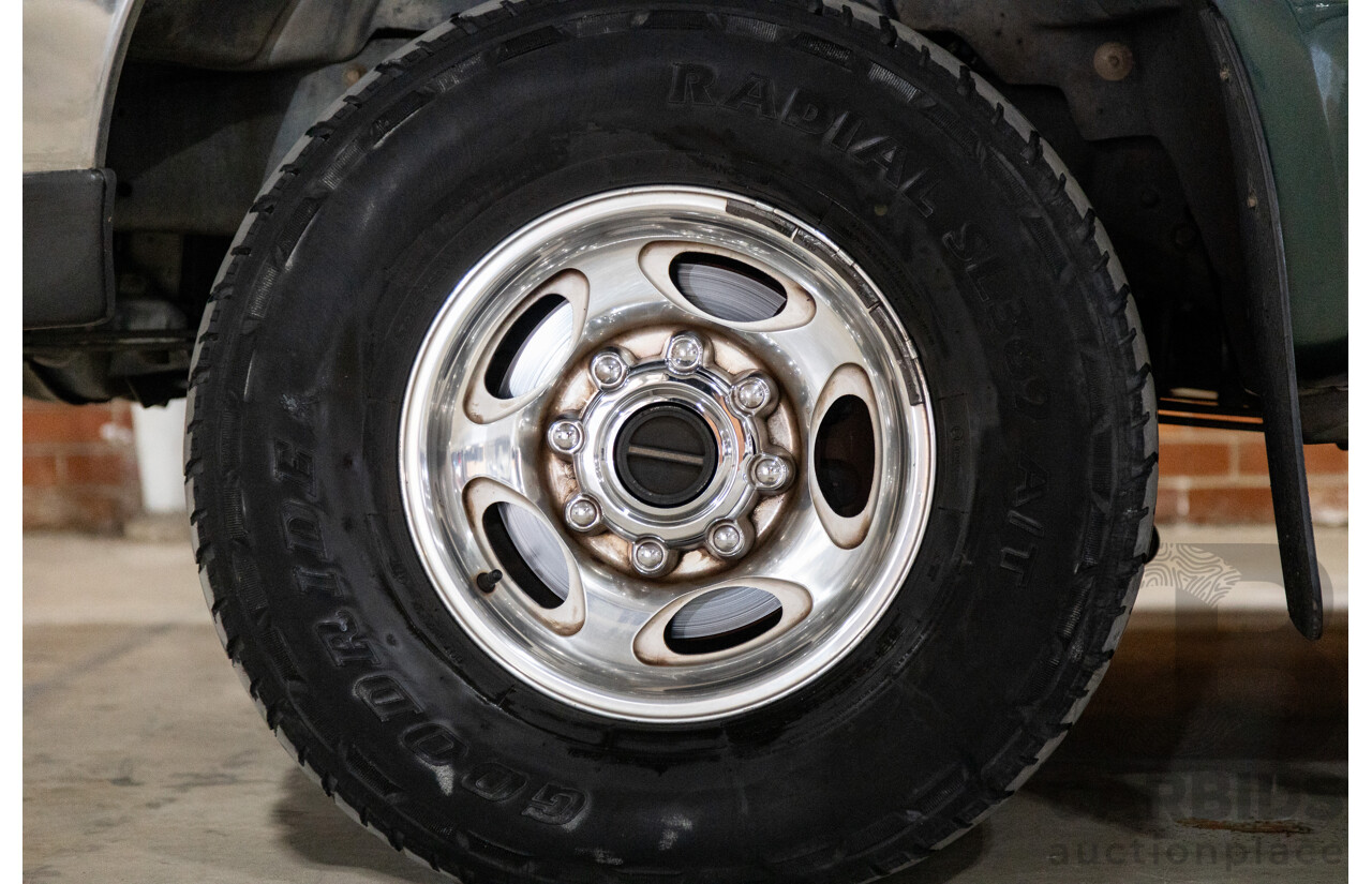 5/2002 Ford F250 XLT (4x4) RM Super Cab P/Up Eucalypt Green Turbo Diesel V8 7.3L