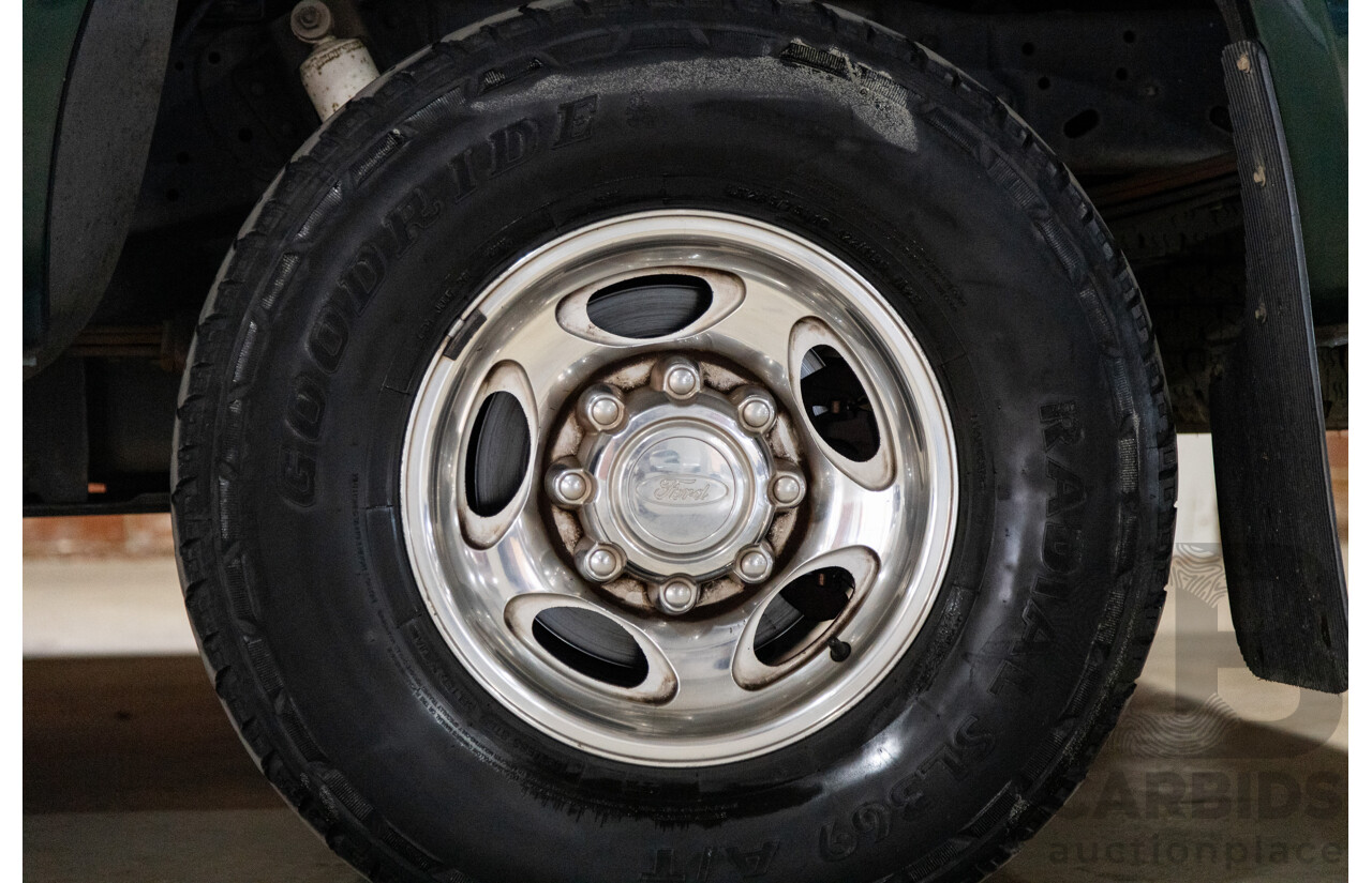 5/2002 Ford F250 XLT (4x4) RM Super Cab P/Up Eucalypt Green Turbo Diesel V8 7.3L