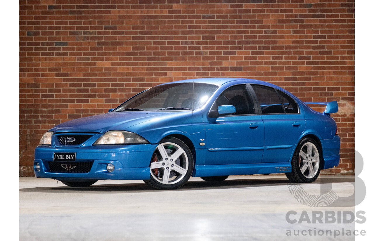 2/2002 Ford Tickford TS50 AUIII T3 Build Number #12 4d Sedan Blue V8 5.6L