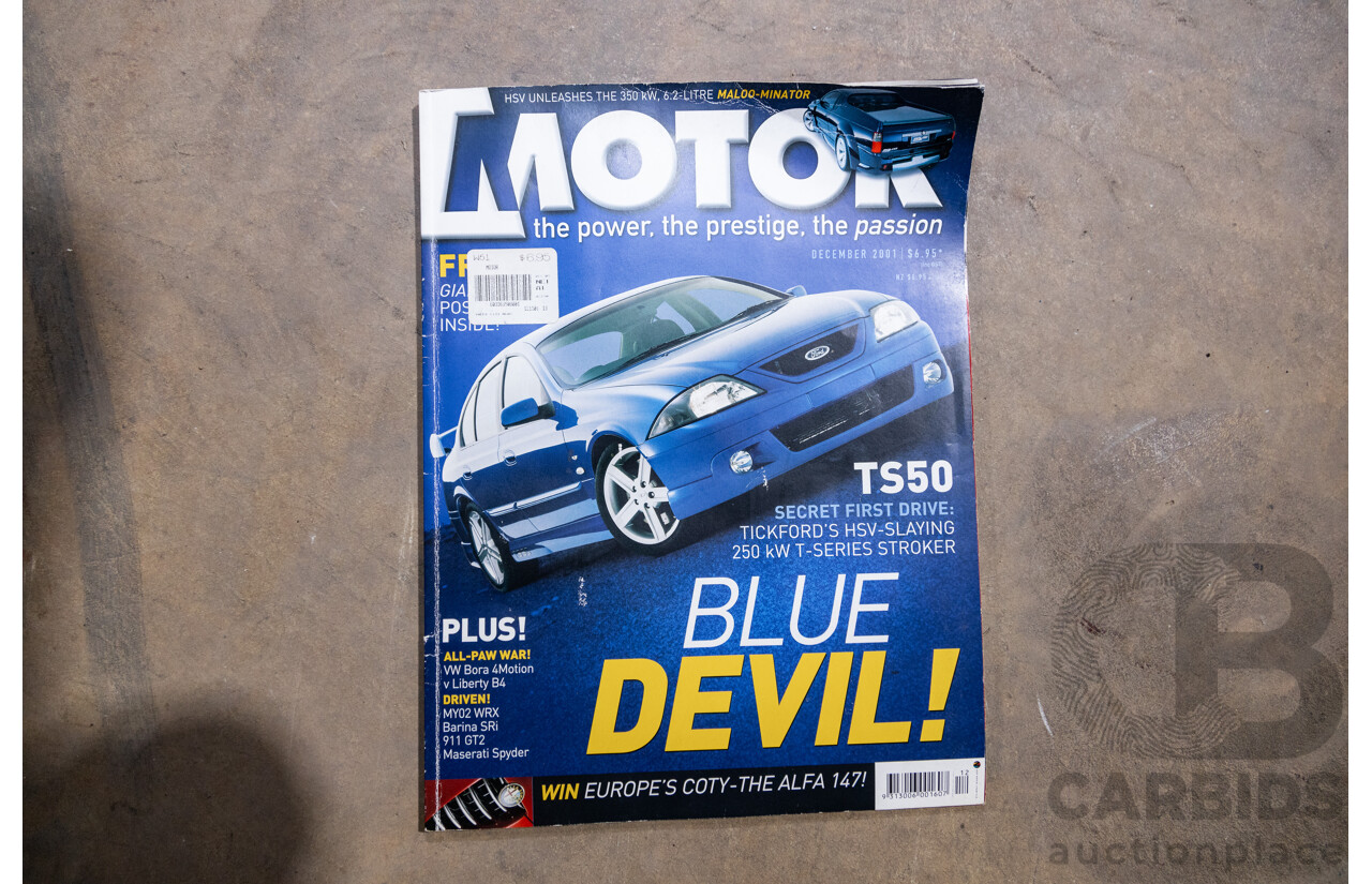 2/2002 Ford Tickford TS50 AUIII T3 Build Number #12 4d Sedan Blue V8 5.6L