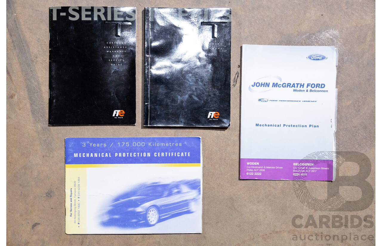 2/2002 Ford Tickford TS50 AUIII T3 Build Number #12 4d Sedan Blue V8 5.6L