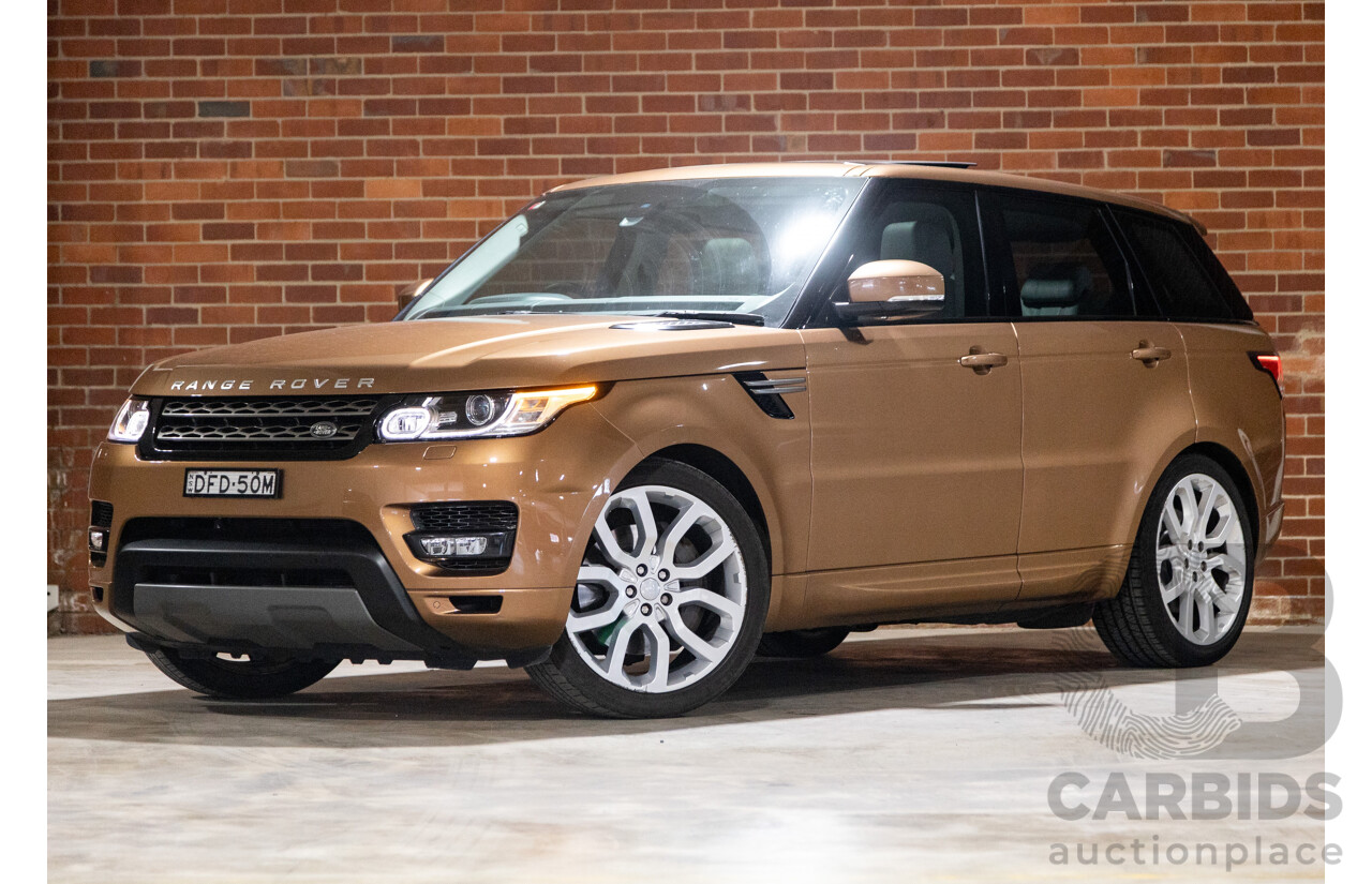 4/2016 Range Rover Range Rover Sport SDV6 SE LW MY16 (AWD) 4d Wagon Zanzibar Sunstone Copper Metallic Twin Turbo Diesel V6 3.0L
