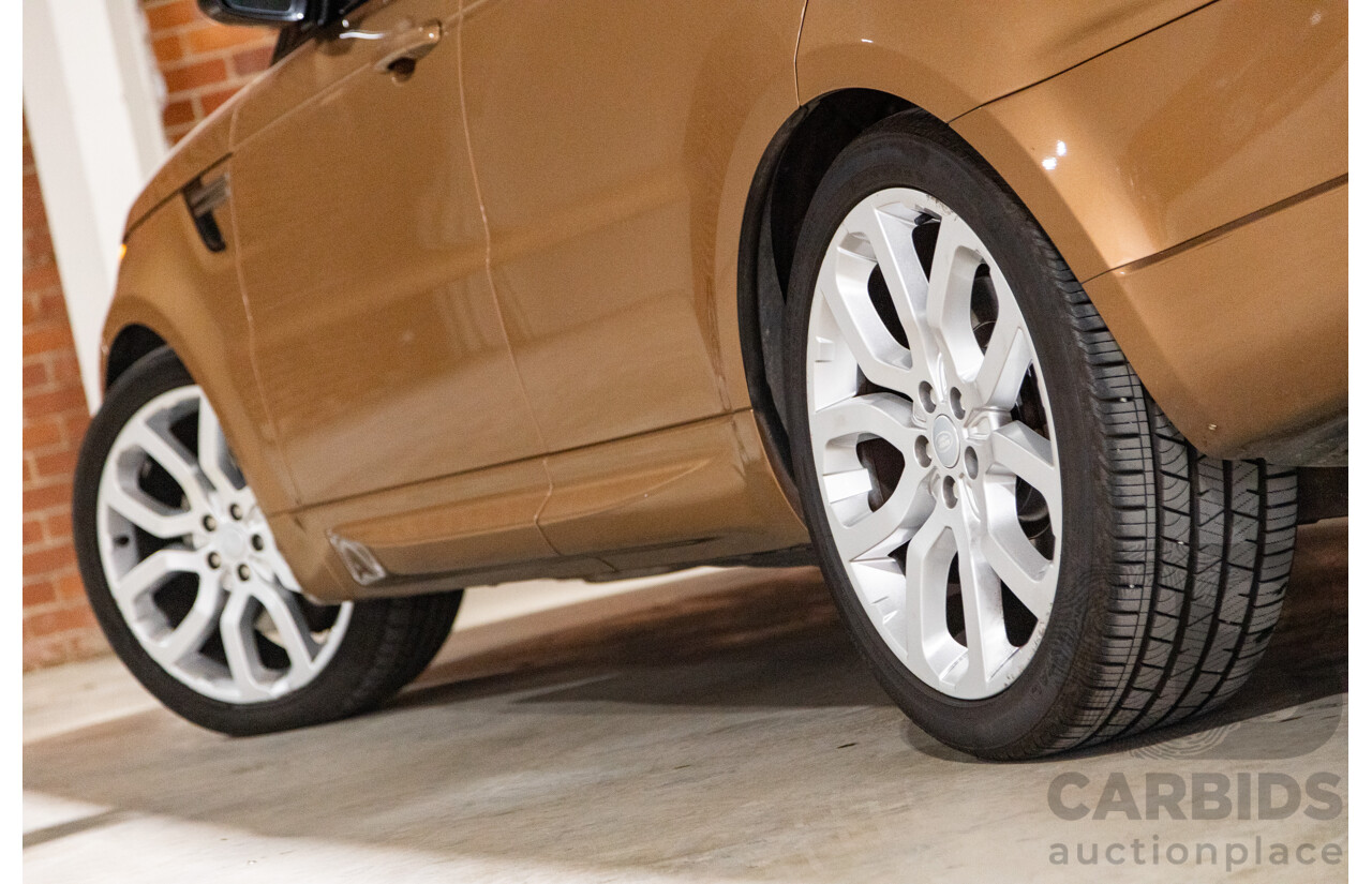 4/2016 Range Rover Range Rover Sport SDV6 SE LW MY16 (AWD) 4d Wagon Zanzibar Sunstone Copper Metallic Twin Turbo Diesel V6 3.0L