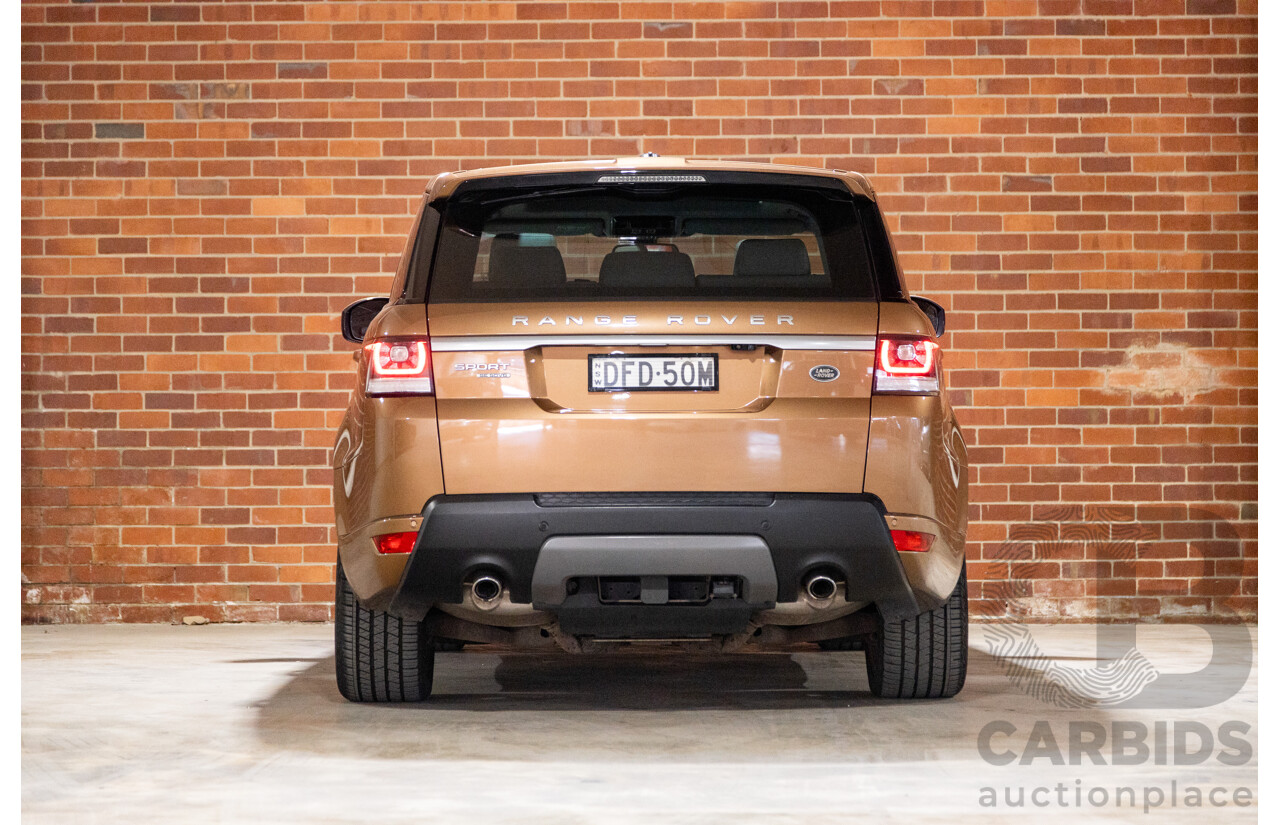 4/2016 Range Rover Range Rover Sport SDV6 SE LW MY16 (AWD) 4d Wagon Zanzibar Sunstone Copper Metallic Twin Turbo Diesel V6 3.0L
