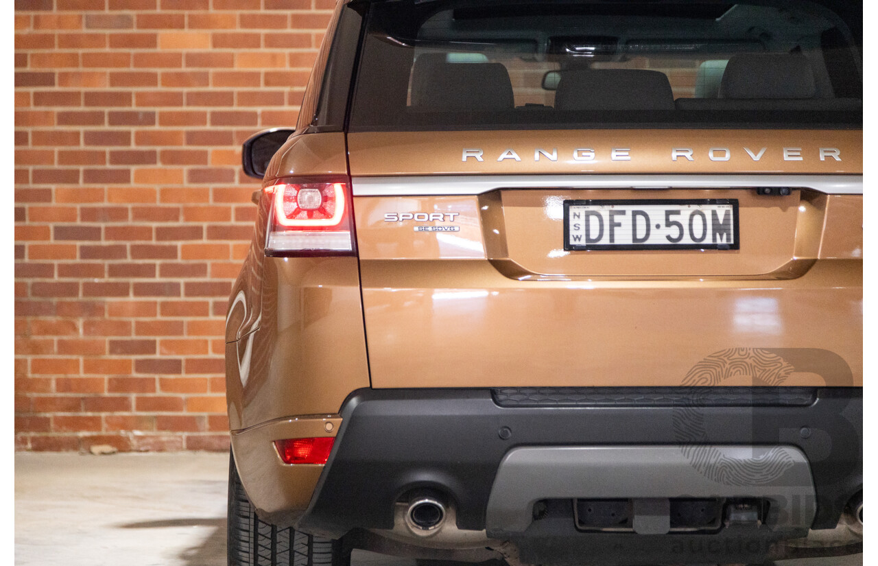 4/2016 Range Rover Range Rover Sport SDV6 SE LW MY16 (AWD) 4d Wagon Zanzibar Sunstone Copper Metallic Twin Turbo Diesel V6 3.0L