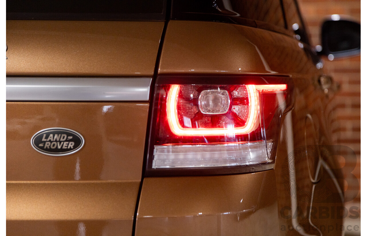 4/2016 Range Rover Range Rover Sport SDV6 SE LW MY16 (AWD) 4d Wagon Zanzibar Sunstone Copper Metallic Twin Turbo Diesel V6 3.0L