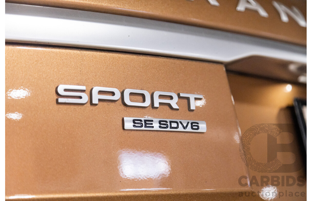 4/2016 Range Rover Range Rover Sport SDV6 SE LW MY16 (AWD) 4d Wagon Zanzibar Sunstone Copper Metallic Twin Turbo Diesel V6 3.0L