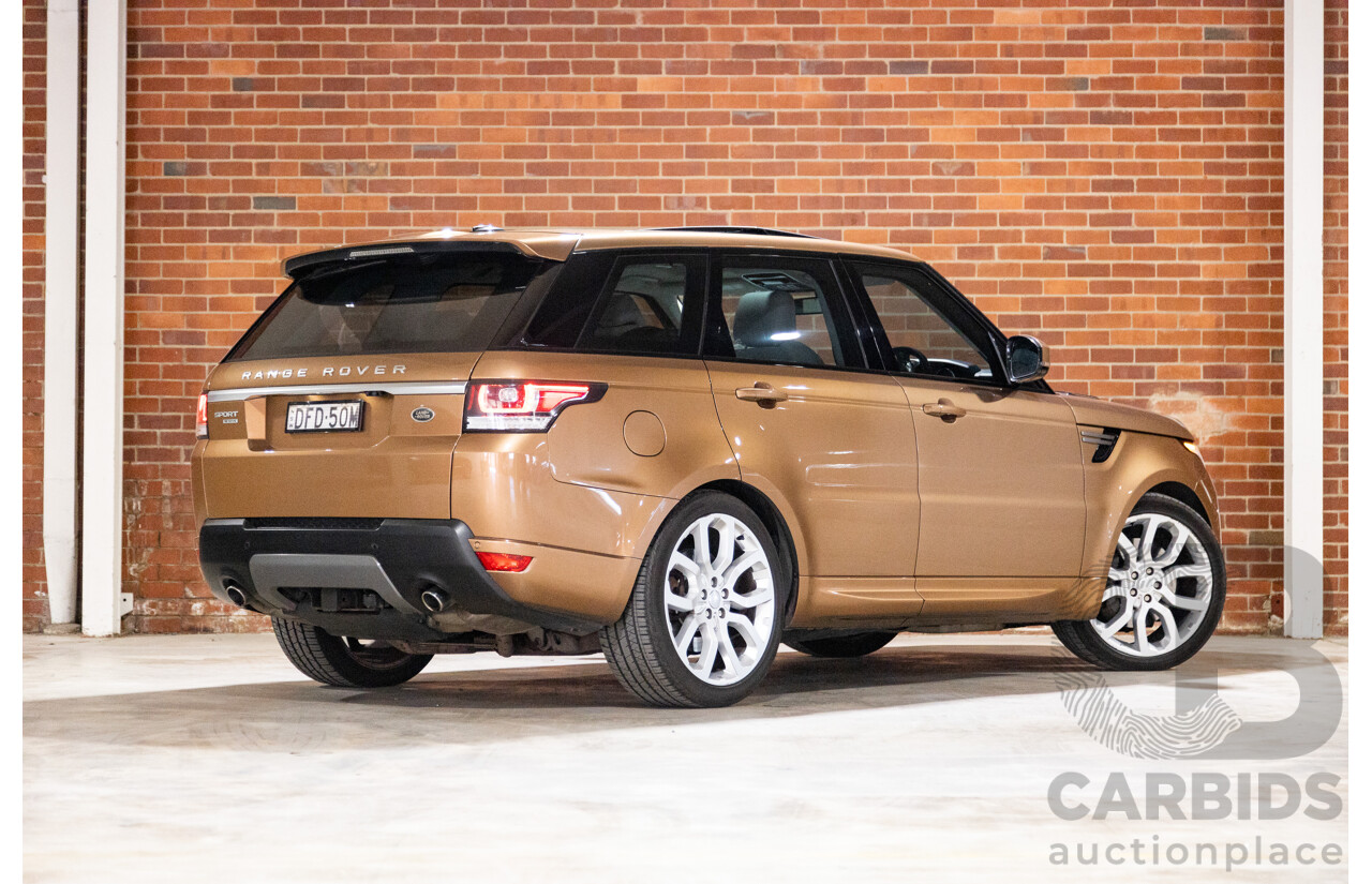 4/2016 Range Rover Range Rover Sport SDV6 SE LW MY16 (AWD) 4d Wagon Zanzibar Sunstone Copper Metallic Twin Turbo Diesel V6 3.0L