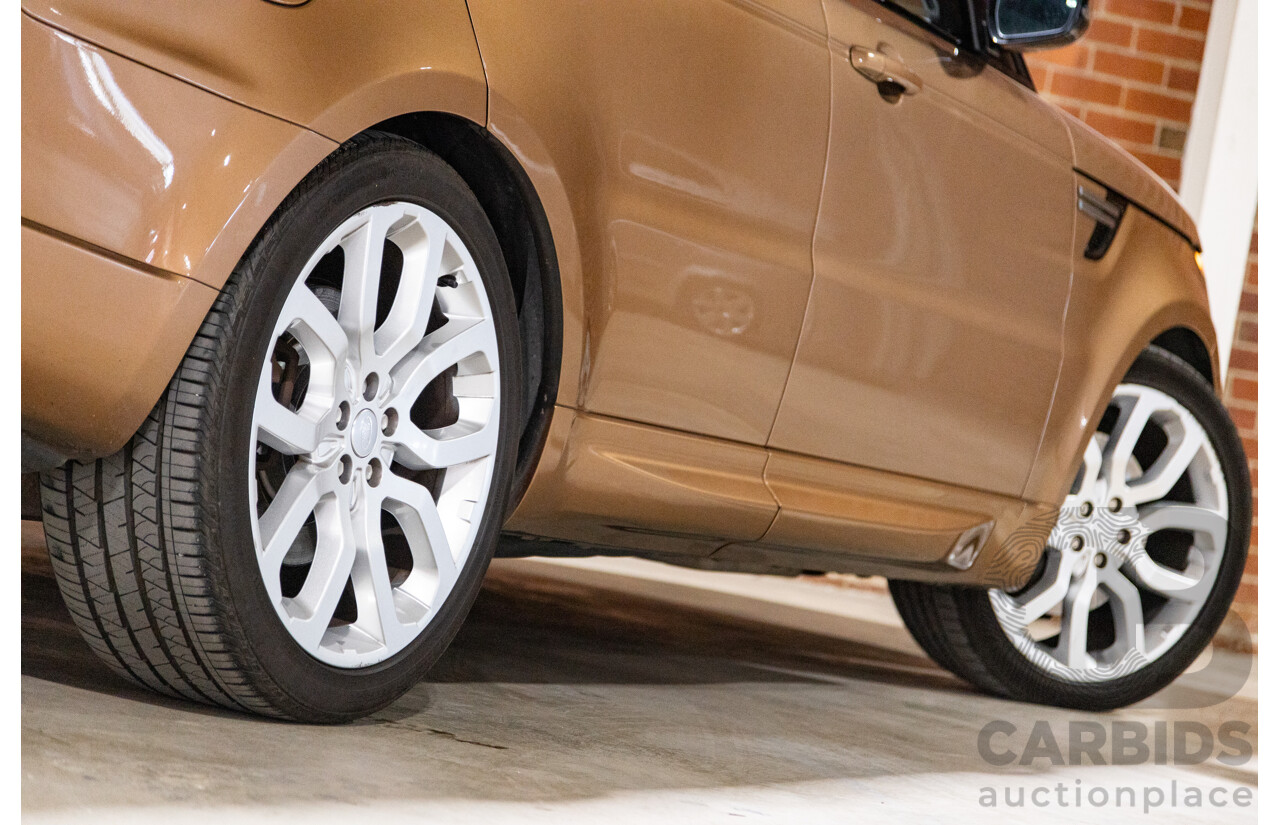 4/2016 Range Rover Range Rover Sport SDV6 SE LW MY16 (AWD) 4d Wagon Zanzibar Sunstone Copper Metallic Twin Turbo Diesel V6 3.0L