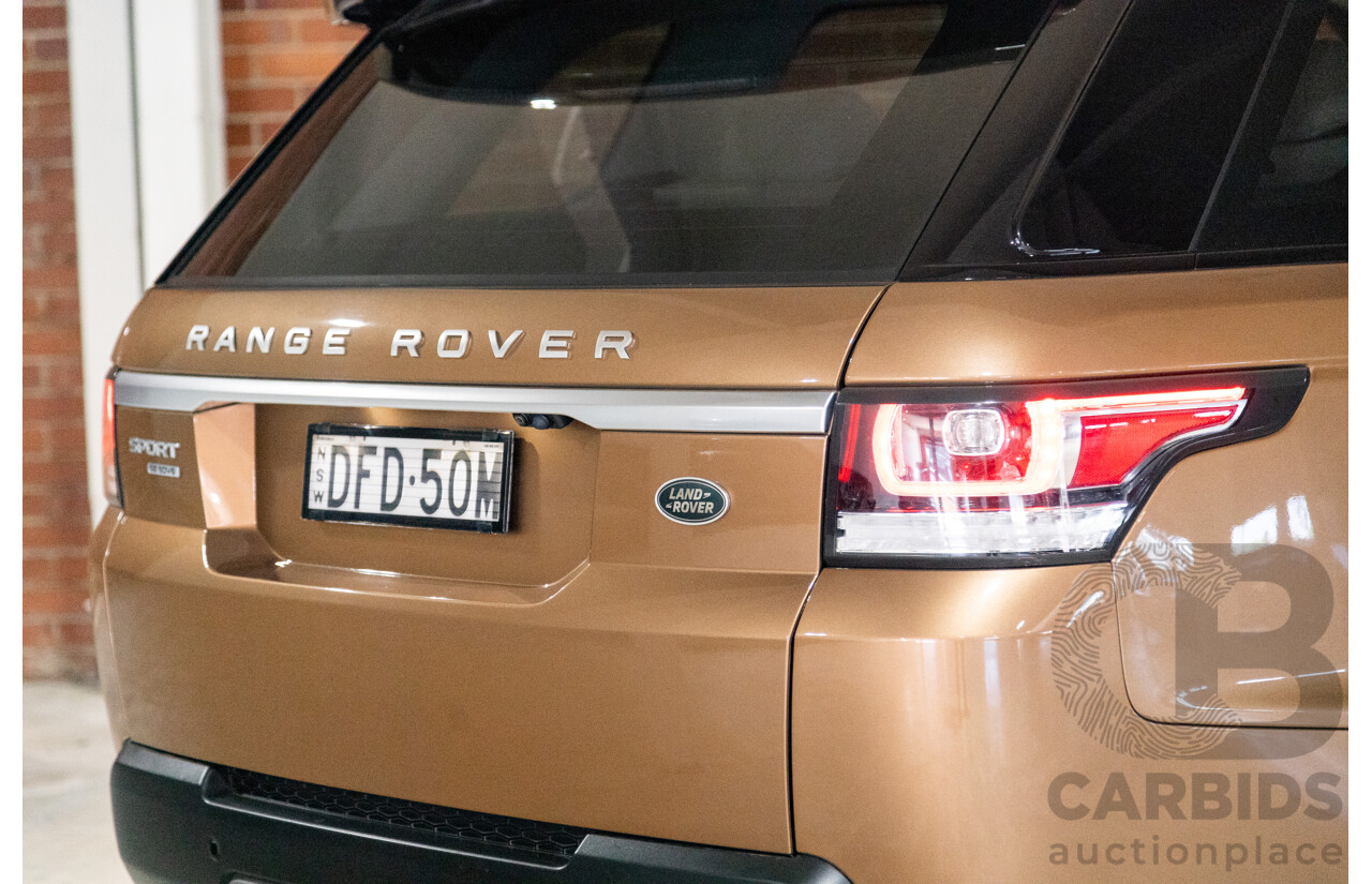 4/2016 Range Rover Range Rover Sport SDV6 SE LW MY16 (AWD) 4d Wagon Zanzibar Sunstone Copper Metallic Twin Turbo Diesel V6 3.0L