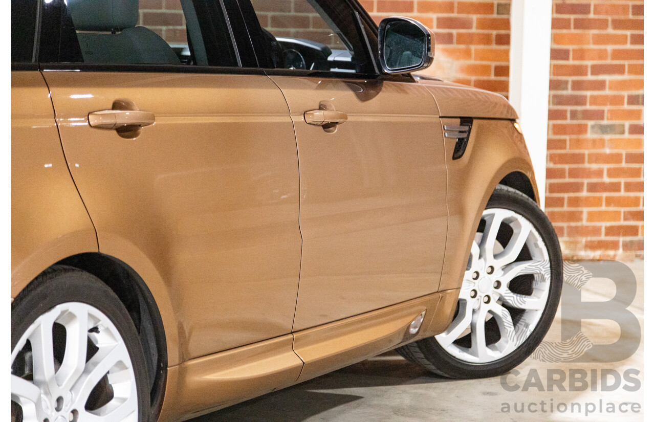 4/2016 Range Rover Range Rover Sport SDV6 SE LW MY16 (AWD) 4d Wagon Zanzibar Sunstone Copper Metallic Twin Turbo Diesel V6 3.0L