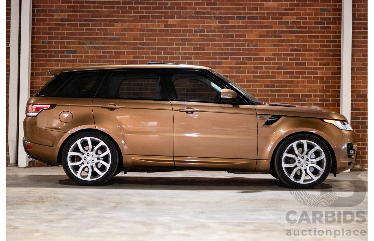 4/2016 Range Rover Range Rover Sport SDV6 SE LW MY16 (AWD) 4d Wagon Zanzibar Sunstone Copper Metallic Twin Turbo Diesel V6 3.0L