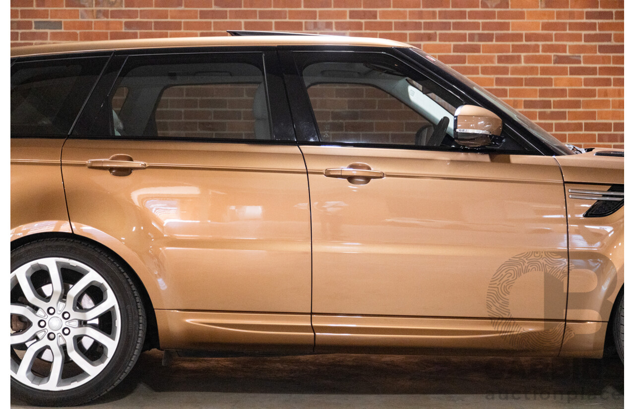 4/2016 Range Rover Range Rover Sport SDV6 SE LW MY16 (AWD) 4d Wagon Zanzibar Sunstone Copper Metallic Twin Turbo Diesel V6 3.0L