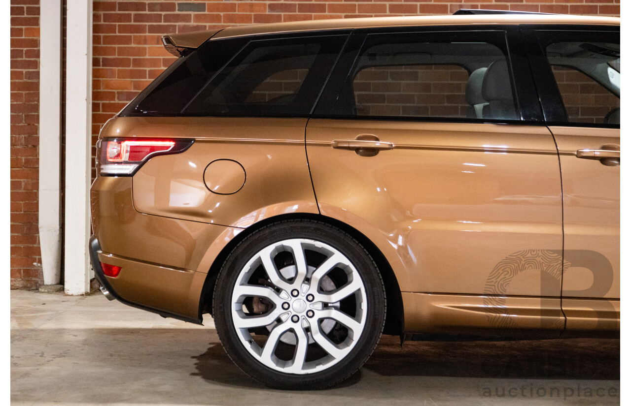 4/2016 Range Rover Range Rover Sport SDV6 SE LW MY16 (AWD) 4d Wagon Zanzibar Sunstone Copper Metallic Twin Turbo Diesel V6 3.0L