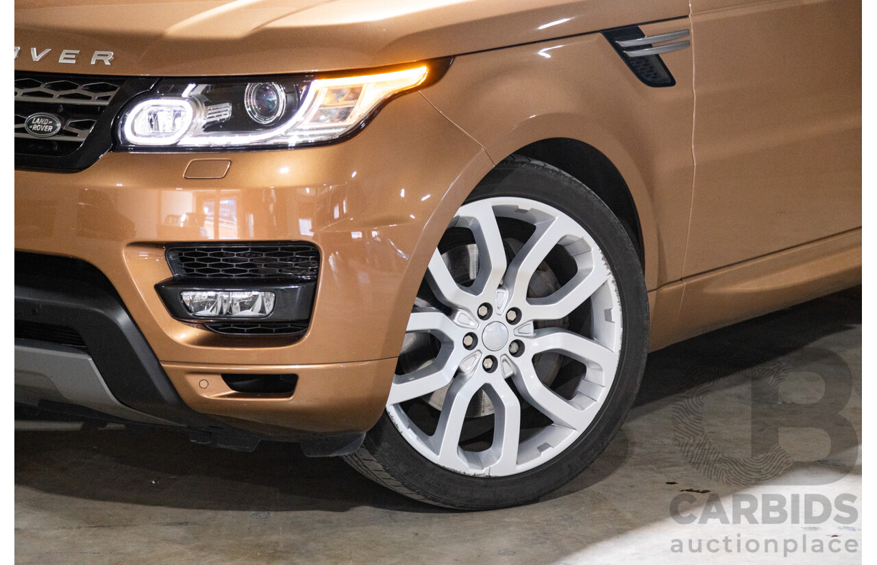 4/2016 Range Rover Range Rover Sport SDV6 SE LW MY16 (AWD) 4d Wagon Zanzibar Sunstone Copper Metallic Twin Turbo Diesel V6 3.0L